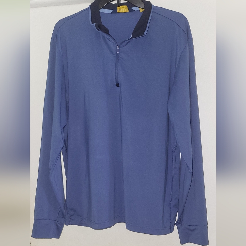Ralph Lauren Polo Golf 1/4 Zip  Size L Collared Polyester Pullover